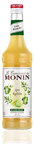 MONIN Sirop de Rantcho Citron Vert pour Cocktail, Thé Glacé et Limonade - Arômes Naturels - 70cl