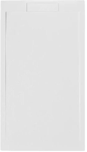 Duschtasse Emotion Euphoria Steineffekt rechteckig weiß 90 x 120 cm