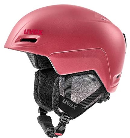 uvex jimm - Leichter Skihelm für Damen und Herren - individuelle Größenanpassung - Lautsprecher-kompatibel - Fuchsia matt - 55-59 cm