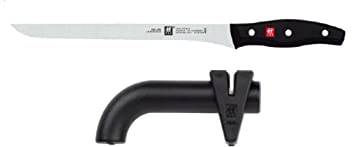 ZWILLING Juego Cuchillo jamonero Twin Pollux + afilador