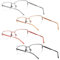 UrbanSky Lesebrille Warrick von - Metalllesebrille mit Federscharnieren im 4er-Pack (+2,50 dpt)