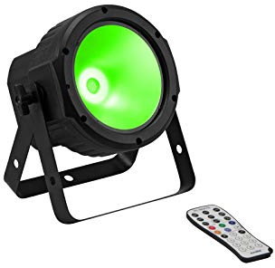 EUROLITE LED SLS-30 COB QCL Floor | LED-Floorspot mit RGBW-Farbmischung, inkl. IR-Fernbedienung