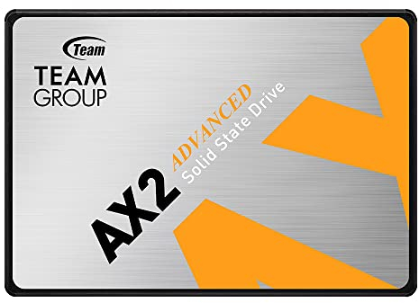TEAMGROUP AX2 1TB 3D NAND TLC 2.5 Inch SATA III Internal Solid State Drive SSD (Read Speed up to 540 MB/s) Compatible with Laptop & PC Desktop T253A3001T0C101