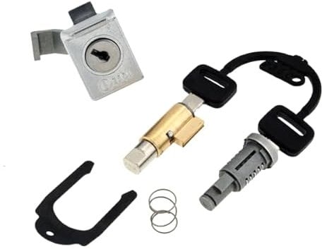 TRIS SERRATURA BLOCCASTERZO BAULETTO SELLA COMPATIBILE CON PIAGGIO VESPA PX 200 E 1984 21 PZ BLOCCA STERZO