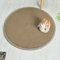 Loartee korallenrote Samtmatte Teppich Rund, als Krabbeldecke fürs Kind,2,5cm Dicker Kinderteppich,Tee grün,120cm