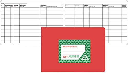 RNKVERLAG 8261 - Wechselkopierbuch, 20 Seiten, DIN A5 quer, 1 Stück