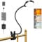Glocusent 5 W Leselampe, 36 LED Leselampe Bett, augenschonende Klemmleuchte, 3 Farb- und 5 Helligkeitsstufen, ansteckbare mit Schwanenhals, perfekte Klemmlampe Bett Kinder, Schreibtischlampe klemmbar