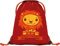 Baagl Turnbeutel Kindergarten, Sportbeutel für Jungen, Mädchen, Turnsackerl Kinder Sport Beutel Schuhbeutel Sportsack (Harry Potter - Gryffindor)