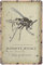 Decorazione da parete vintage a forma di vespa divertente con api impertinenti in metallo, in alluminio, per giardino, casa, cucina, feste, 20,3 x 30,5 cm