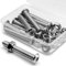 (10 Juegos) Juego de Tornillos y Tuercas Hexagonales M8 x 40 mm 304 Tornillos de Conector Para Muebles de Cabeza Plana de Acero Inoxidable