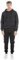 TONY BACKER Tuta Uomo In Pile Sportiva Con Chiusura Zip Completo Tuta In Casa (IT, Testo, XXL, Regular, Regular, NERO-65)