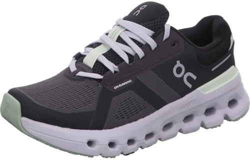 On Damen Cloudrunner 2 Sneaker, Shadow/Lima, 9.5 Wide