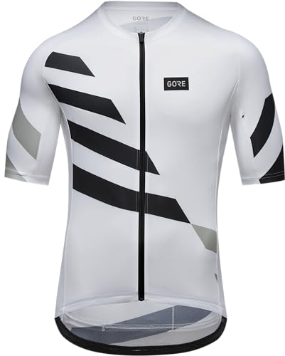 GORE WEAR Herren Spirit Signal Chaos Jerseys, Weiß/Schwarz, 3XL EU