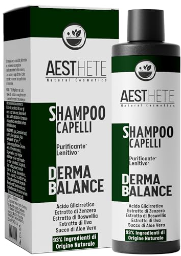 250ml Anti Schuppen Shampoo Für Damen Und Herren, Bei Trockener Und Juckender Kopfhaut, Gegen Psoriasis, Schuppenflechte Und Seborrhoisches Ekzem, Pflege Für Fettiges Haar Und Kopfhaut - Made in Italy