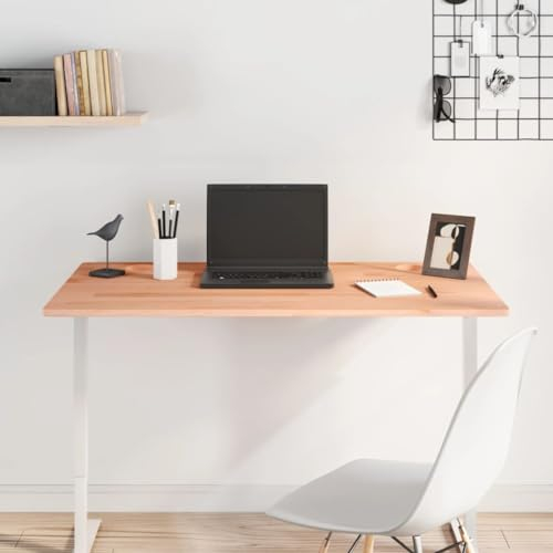 ZEYUAN Tablero de Escritorio Madera Maciza de Haya 100x60x1,5 cm, Tablero de Mesa, Tableros para Escritorios, Tableros para Mesas De Comedor, Encimera Cocina - SPU:356081