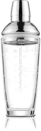Fioance MAX Capacity Cocktail Shaker - Effortlessly Craft 23.5oz Cocktails in a Single Shake. Martini Shaker with Convenient Recipe Measurements on Side, Swiftly Bringing Your Desired Cocktail to Life