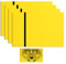 4 carteles acrílicos amarillos de 20 x 30 cm para grabado láser, placas de plástico personalizadas a medida para el hogar, oficina, tienda, panel amarillo con grabado en negro