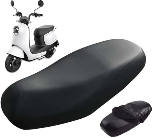 AhLmA Funda Impermeable para Asiento de Motocicleta Polipiel Asiento Moto Accesorios para Moto Protector de Asiento de Cuero Asiento Moto Adecuado para la Mayoría Tipos de Motocicletas Y Scooters