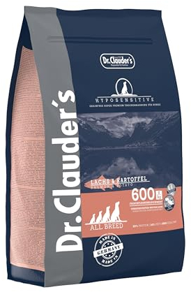 Dr.Clauder's Trockenfutter für Hunde, Hyposensitive, verschiedene Geschmacksrichtungen und Formate (3,5 kg, Lachs und Kartoffel)