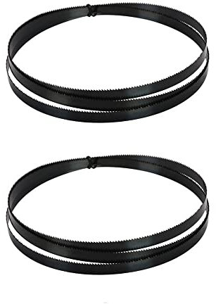 2 Stück 1400 mm 3/8 Zoll 6 TPI 14 TPI Bandsägeblätter for Schneiden von hartem und weichem Holz for Parkside PBS 350 A1 Charnwood 711 BB02(14TPI)
