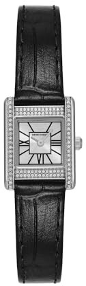 Emporio Armani Damen Analog Quarz Uhr mit Leder Armband AR11660