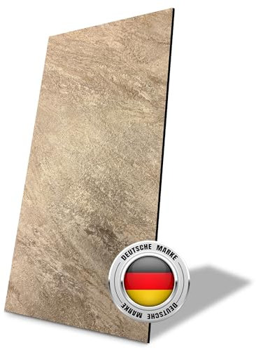 AS Country Stone Wandpaneele in Marmoroptik | 60x120 cm | PVC Wandverkleidung aus Kunststoffplatten für Küche, Bad & mehr | Küchenrückwand Platte Wandpaneel | Nala