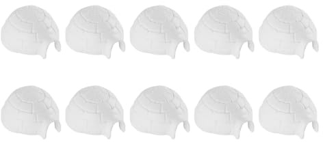 Laroal Simulation Mini Eishaus Polar Tier Eishaus Modell Ist Geeignet Für Dekoration, Miniatur Landschaft Flasche Home Desktop Mini Haus