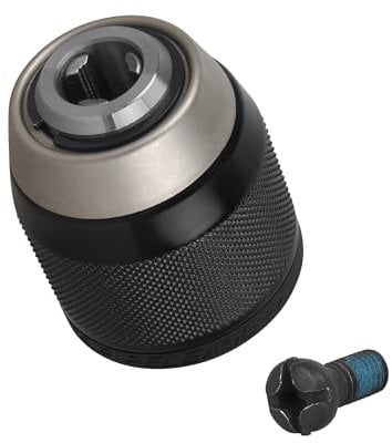Shinelan 42-66-2608 Keyless Drill Chuck Assembly for Milwau-kee 1/2-20 Mount Driver-Drill Tool 42-66-0023 42-66-2606 42-66-2607 42-66-2701 42-66-2702 (42-66-2608 with Screw)