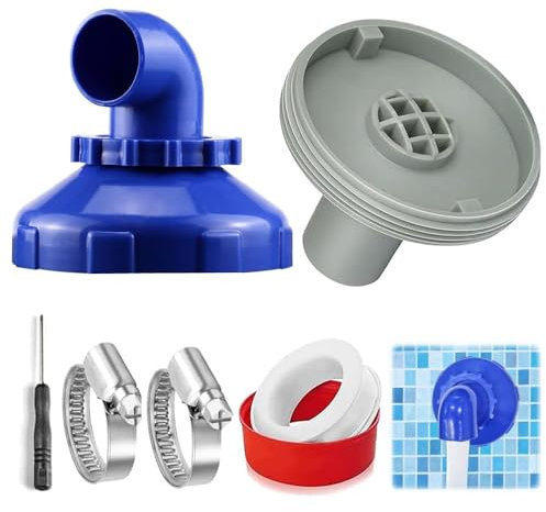 YANGUN 6pcs Pool Auslassdüse 32mm, Pool Einlaufdüse 360° Drehbar Mit Schwenkbarem Kopf, Pooldüse Verstellbar Für Intex Bestway Swimmingpool Auslauf Zubehör, Für Standard Beckeneinlaufdüse