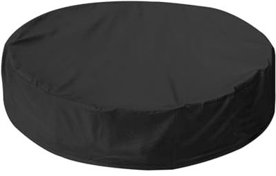 Round Dog Pool Cover 82/122/162 cm, Waterproof Dustproof Kids Dog Paddling Pool Cover, UV Resistant Foldable Pet Swimming Pools Bathtub Protective Covers with Drawstring for Indoor Outdoor