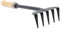 Totority Mini Râteau De Jardin Ergonomique Outil De Jardinage à Main pour Ameublir Le Sol Et Ramasser Les Débris Râteau Robuste avec Poignée Antidérapante pour Cultiver Le Gazon Et