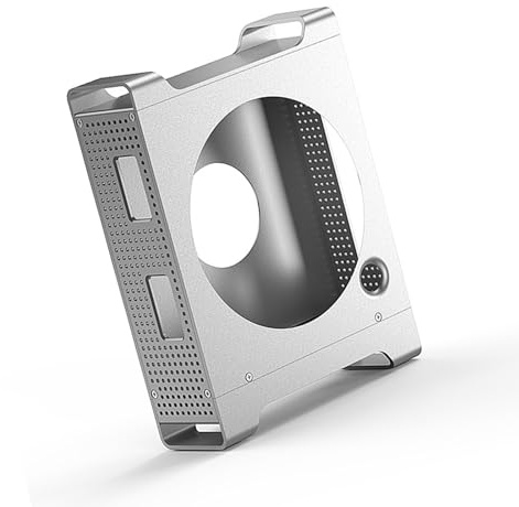 UNTERING Fast Speed USB 40Gbps NVMe Solid Disk Enclosure Dock For Small Computer Aluminum Vertical Stand 4TB Storage Solid Disk Docking Station For Video Editing