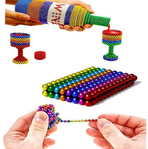 3D - 216 Tragbares Montage Bauspielzeug, Casual Tabletop Games,Büro-Stressabbau/Angstlinderung Desktop-Spielzeug, Geschenke für Erwachsene
