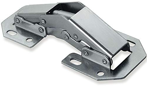 2 x JUNKER Aufschraubscharniere 104 x 44 mm Aufschraubscharnier Scharnier mit Feder