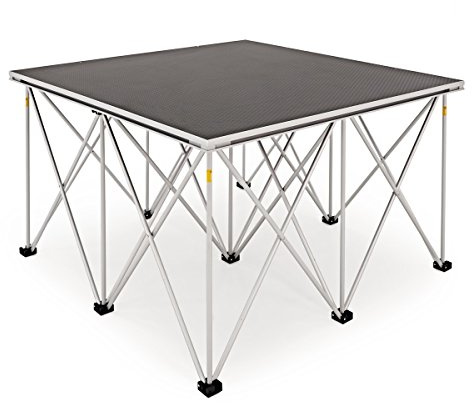 1m x 1m Portable Stage Kit by Gear4music, 60cm