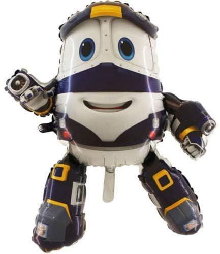 Ballonim® Robot-Train-Kay ca. 85 cm Luftballons Folienballon Party DekorationGeburtstag