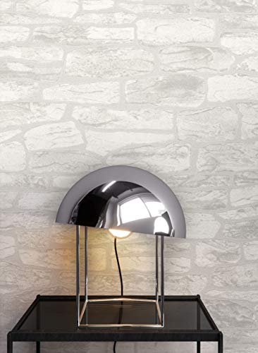 Newroom Vliestapete Weiß Mauertapete Modern Wohnzimmer