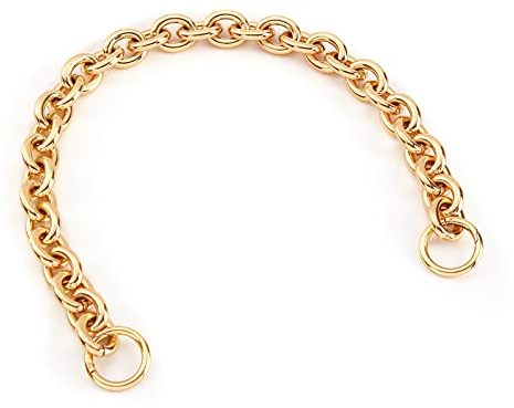 Modische Schwere Aluminium O Form Metall Geldbörsen Tasche Griff Riemen Kette Schultergurt, Handtaschen Umhängetasche Dekoration Kette, Tasche Zubehör Charms (Gold)