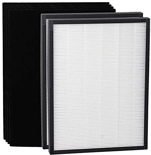 SPARES2GO Filter Kit Type 114 Compatible with Vax AP02 AP05 Air Purifier (4 x Carbon, 2 x HEPA Filters)