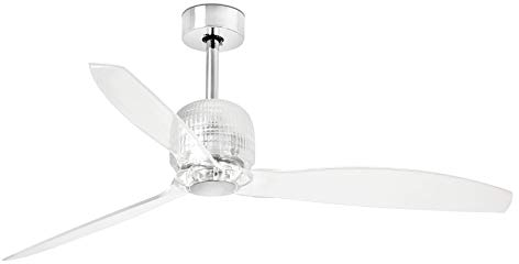 Faro Barcelona 33394D- DECO FAN Ventilador de techo cromo con motor DC
