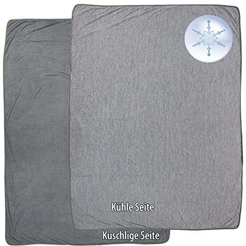 Wilson Gabor Microfaser Decke: 2in1-XL-Mikrofaser-Decke mit kühler und kuschliger Seite, 150 x 200 cm (Sommerdecke, Mikrofaserdecke, Matratzenauflage)