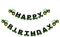 Oblique Unique® Happy Birthday Girlande Banner mit Traktor Motiven für Kindergeburtstag von Jungen Geburtstag Party Feier Deko für Jungs Junge