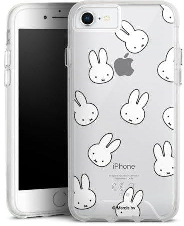 Handyhülle kompatibel mit Apple iPhone SE (2022) Bumper Case Schutzhülle Miffy Muster transparent
