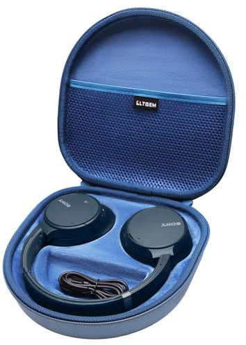 LTGEM Case Compatible with Sony WH-CH720N / WH-CH520 / WHCH710N / WH-CH510 Noise Canceling Headphones Over The Ear Headset, Blue