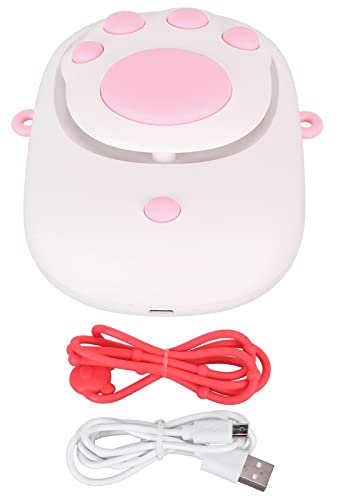 Ventilador Deportivo Colgante sin Aspas Manos Libres, Ventilador de Collar sin Aspas Ventilador de Cuello Portátil Mini Ventilador Colgante de Cuello Ventilador Perezoso con Banda (Blanco)