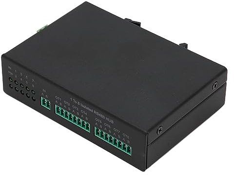 Convertisseur Série RS232 RS485 RS422 vers Fibre, Modem Optique Bidirectionnel, Prise en Charge 8 Ports 128 Périphériques Serveur de Périphériques Série Industriels, Circuits