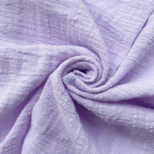 4 Stück Stoffservietten, Musselin Geschirrtücher Tischdekoration Servietten Hochzeit Geburtstag Leinenservietten Perfekt für Partys, Zuhause, Cafés Restaurants und Hotels -42x42cm,Helles Lila