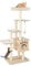 Maxmass 6-Layer Cat Tree, Wooden Kitten Tower with Condo, Perch, Removable Cushions and Sisal Rope Posts, Indoor Kitty Climbing Frame for Bedroom, Living Room, Pet Store(70x50x170cm)