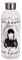 Elbenwald Bouteille d'eau Wednesday - 850 ml avec motif We Prefer Spooky, bouteille d'eau avec bouchon à vis, hauteur de 22,5 cm - Transparent/Noir