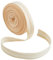 Hobbspring 20m Einfach Gefaltetes Schrägband 20mm Breit Beige Vorgefaltete Bindeband Polyester Natürliches Schrägband Saumband Zum Nähen Dekoration Säumen Und Nähen